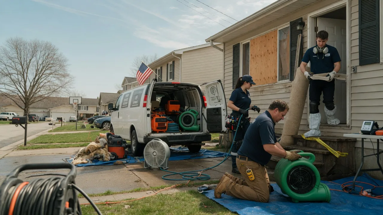 Water Damage Restoration in Coffeen, IL near me